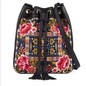 Johnny Was Axton Leather Crossbody Bag BOHO CHIC❤️